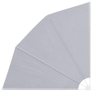 vidaXL saliekama balkona sānu markīze, pelēka, 210x210 cm