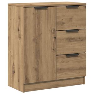 vidaXL kumode, koka krāsa, 60x30x70 cm, inženierijas koks