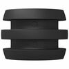 vidaXL Galds futbola bampers 16 gab. Melns 3 x 3 x 2 cm TPE