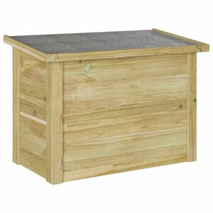 vidaXL Uzglabā&scaron;anas kaste Impregnēts priedes koks 80 x 44,5 x 57,5 cm