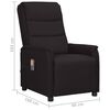 vidaXL masāžas krēsls, paceļams, melna mākslīgā āda