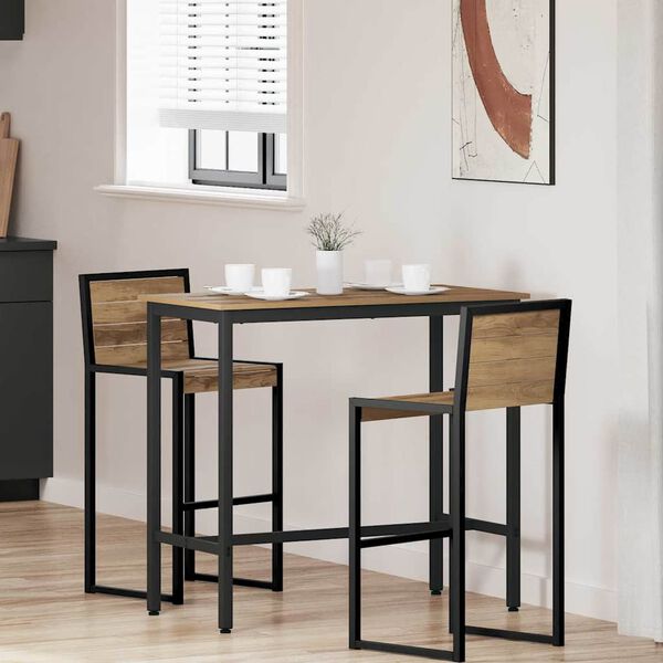 vidaXL galds Artisānā ozols 100 x 50 x 90,5 cm