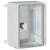 vidaXL Kontroles skapis Pelēka 25 x 13 x 24 cm ABS plastmasa
