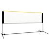 vidaXL regulējams badmintona tīkls, 300x103x94-158 cm, metāls