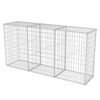 vidaXL gabions, cinkots tērauds, 200x50x100 cm