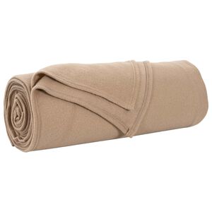 vidaXL Mest segu Kamieļu krāsa 210 x 140 cm 0.41 kg Flīss