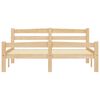 vidaXL gultas rāmis ar 4 atvilktnēm, priedes masīvkoks, 140x200 cm