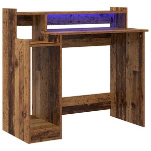 vidaXL Galds Vecs koks 97 x 45 x 90 cm Inženierijas koks
