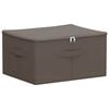 vidaXL Uzglabā&scaron;anas kaste Neausts audums 43 x 34 x 23 cm 33,6 L Pelēka