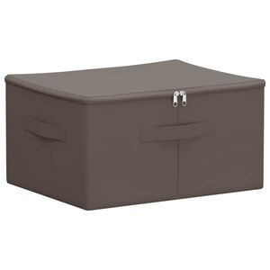 vidaXL Uzglabā&scaron;anas kaste Neausts audums 43 x 34 x 23 cm 33,6 L Pelēka