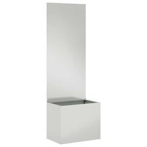 vidaXL Dārza privātuma ekrāns Sudraba 50 x 32 x 150 cm Cinkots tērauds