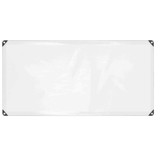 vidaXL Pārklājs ar acīm Caurspīdīgs 1 x 2 m Polietilēns