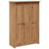 vidaXL skapis, 3 durvis, 118x50x171,5 cm, priedes koks