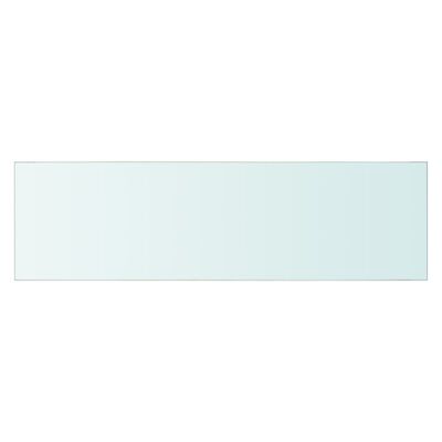 vidaXL sienas plaukti, 2 gab., 70x20 cm, caurspīdīgs stikls