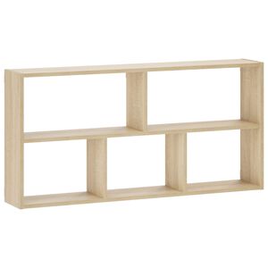 vidaXL Sienas plaukts Sonomas ozols 102 x 17 x 50 cm Inženierijas koks
