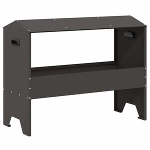 vidaXL Lauksaimniecības baro&scaron;anas caurule Melns 79 x 35 x 62 cm 15 kg