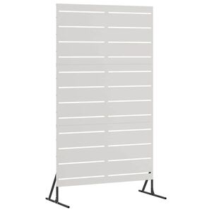 vidaXL Privātuma ekrāns 100 x 50 x 180 cm Nerūsējo&scaron;s tērauds Sudraba
