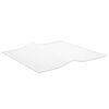 vidaXL galda aizsargsegums, matēts, 70x70 cm, 1,6 mm, PVC