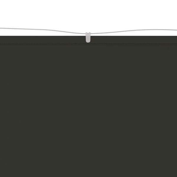 vidaXL vertikāla markīze, antracītpelēka, 60x420 cm, Oksfordas audums