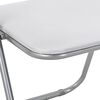 vidaXL Saliekamā krēsls 8 pcs Balts un pelēks 48 x 43,5 x 81 cm