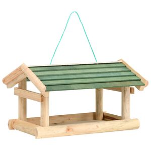 vidaXL putnu barotava, masīvkoks, 35x29,5x21 cm