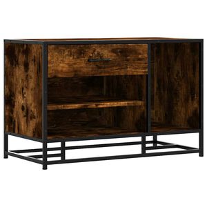 vidaXL apavu skapītis, ozola, 80x40x53,5 cm, inženierijas koks&metāls