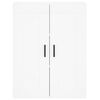 vidaXL augstais skapis, balts, 69,5x34x180 cm, inženierijas koks