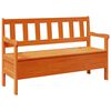 vidaXL Āra sols Brūna 119 x 44 x 76 cm Ciets priedes koks