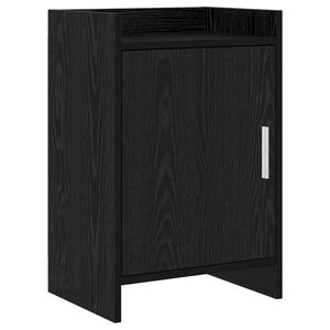 vidaXL Nakts skapī&scaron;i Melns ozols 40 x 30 x 60 cm Inženierijas koks