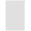 vidaXL atvilktņu skapītis, balts, 40x50x76 cm, inženierijas koks