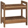vidaXL Vannas istabas plaukts Dabiska 45 x 30 x 45 cm Ciets tek&scaron;a koks