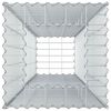 vidaXL Gabions pacelta gulta Sudraba 50 x 50 x 150 cm Cinkots tērauds