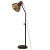vidaXL grīdas lampa, 25 W, antīka misiņa krāsa, 30x30x100-150 cm, E27