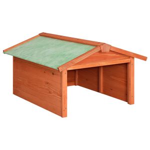 vidaXL robotizēta zāles pļāvēja garāža, 72x87x50 cm, egles masīvkoks