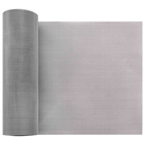 vidaXL Tīkls 20 x 500 cm 60 Mesh Nerūsējo&scaron;ā tērauda 201 Sudraba