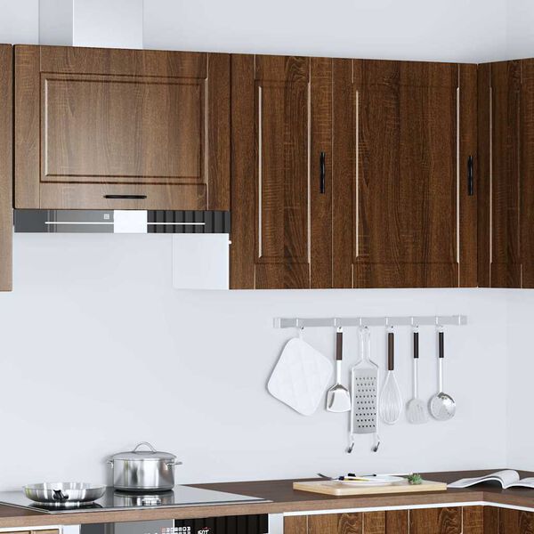 vidaXL virtuves apak&scaron;ējai skapītis Porto brūna ozola inženierijas koks