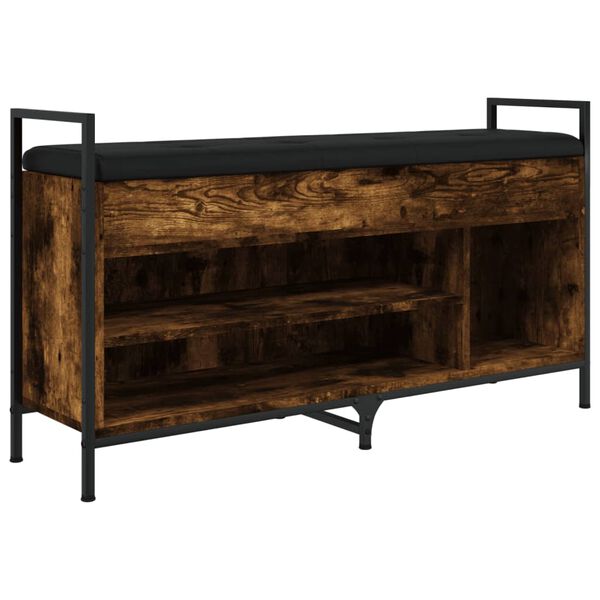 vidaXL apavu skapītis, koka krāsa, 105,5x32x57,5 cm, inženierijas koks