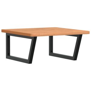 vidaXL izlietnes plaukts, stiprināms pie sienas, tērauds, dižskābardis