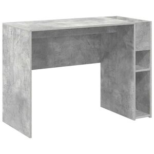 vidaXL Galds Betona pelēks Inženierijas koks 109 x 50 x 78 cm