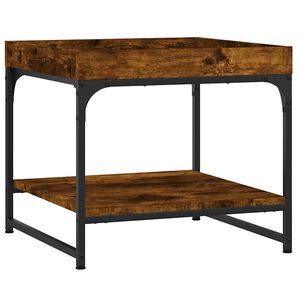 vidaXL kafijas galdiņ&scaron;, 49,5x49,5x45 cm, inženierijas koks, ozolkoka