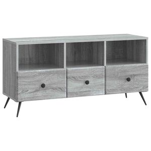 vidaXL Televizora skapī&scaron;a Pelēks Sonoma ozols 102 x 34,5 x 50 cm