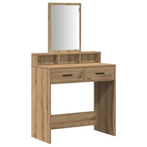 vidaXL Dressing galds Artisānā ozols 79 x 41 x 140 cm
