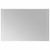 vidaXL LED vannas spogulis Caurspīdīgs 90 x 60 cm rūdīts stikls