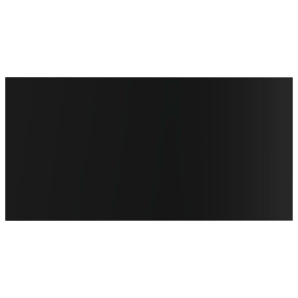 vidaXL plauktu dēļi, 8 gab., spīdīgi melni, 40x20x1,5cm, skaidu plātne