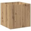 vidaXL Stādī&scaron;anas kaste Artisan Oak 40x40x40 cm Engineered Wood