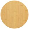 vidaXL galda virsma, &Oslash;40x2,5 cm, bambuss