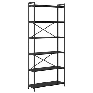 vidaXL Grāmatu plaukts 80 x 30 x 189,5 cm Inženierijas koks