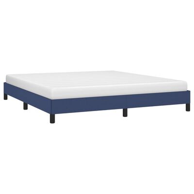 vidaXL gultas rāmis, zils, 180x200 cm, audums