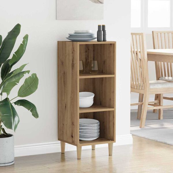 vidaXL Puse Artisānā ozols 34,5 x 32,5 x 90 cm Inženierijas koks