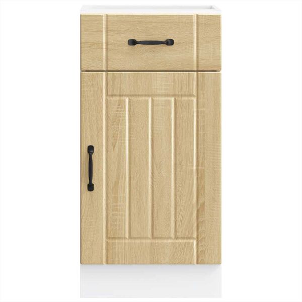 vidaXL virtuves apak&scaron;ējai skapītis, Lucca, ozolkoka krāsa